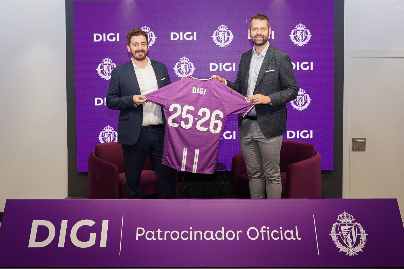 DIGI, Patrocinador Oficial del Real Valladolid CF para la temporada 2025-2026