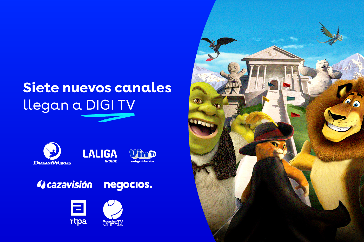 DIGI TV incorpora 7 nuevos canales a su catálogo